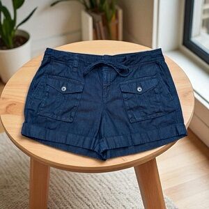 Ann Taylor LOFT, Lightweight Denim Shorts, Size 10, Blue